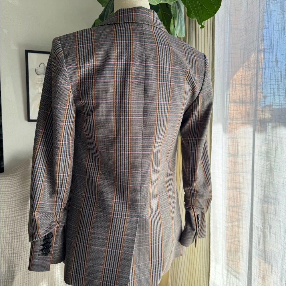Veronica Beard  Plaid Oversized Boxy Blazer - Picture 6 of 8